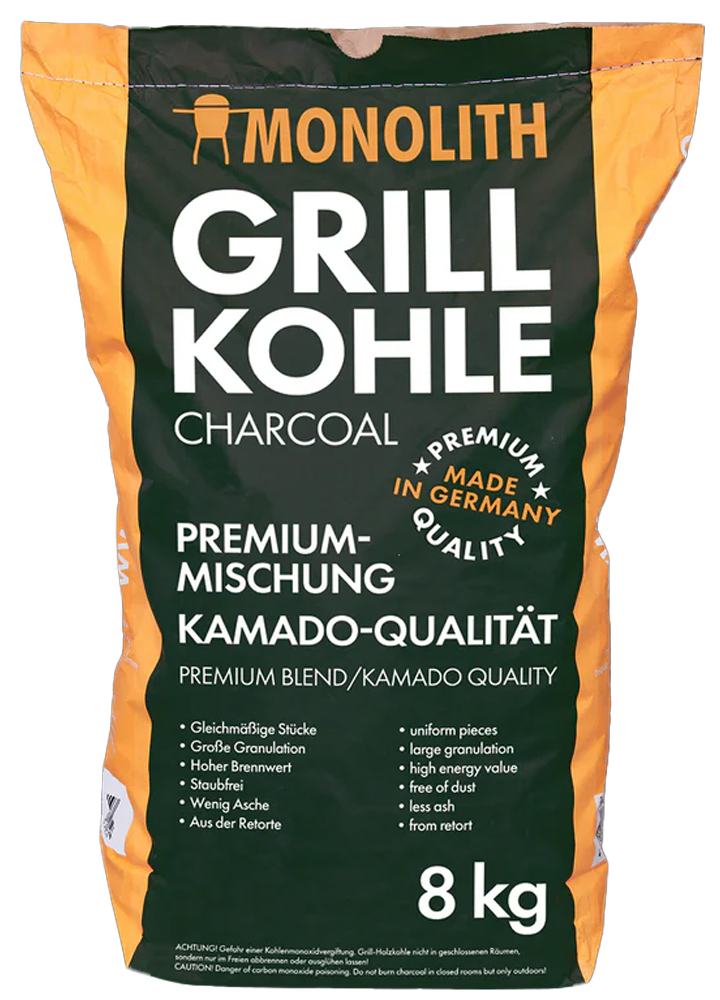 Monolith-Grillkohle-Kamado-Qualitaet-8kg.jpg Monolith Grillkohle 8kg – Bild 1